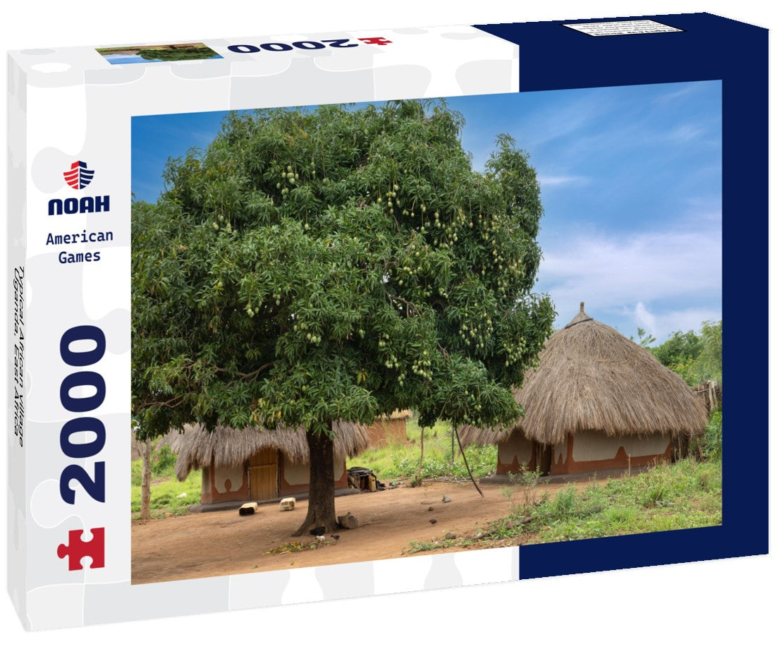 Noah Jigsaw Puzzle Typical African village, Uganda, East Africa 2000 pieces