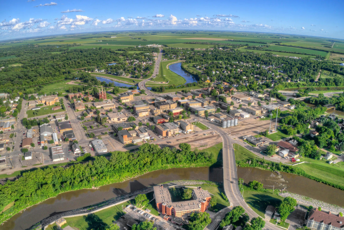 Crookston is a small town in the grasslands of northwestern Minnesota on Red Lake 2000pc Puzzle
