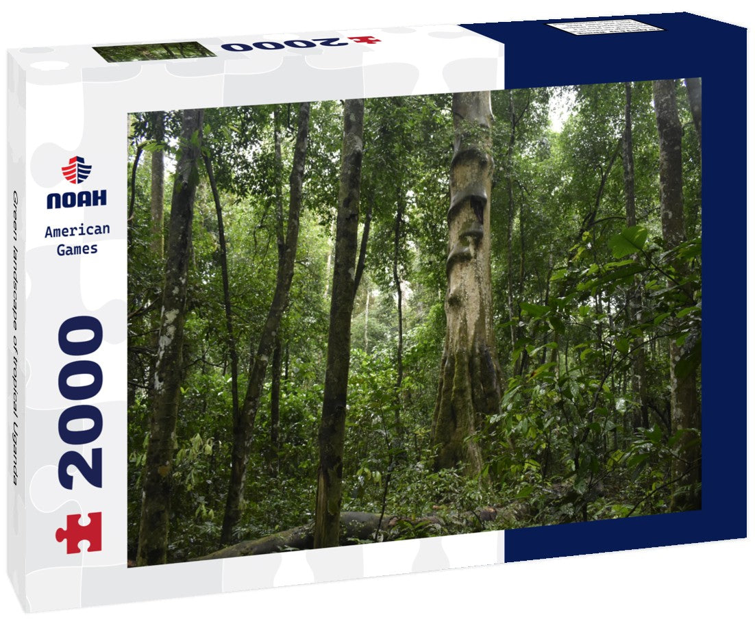 Noah Jigsaw Puzzle Green landscape of tropical Uganda 2000 pieces