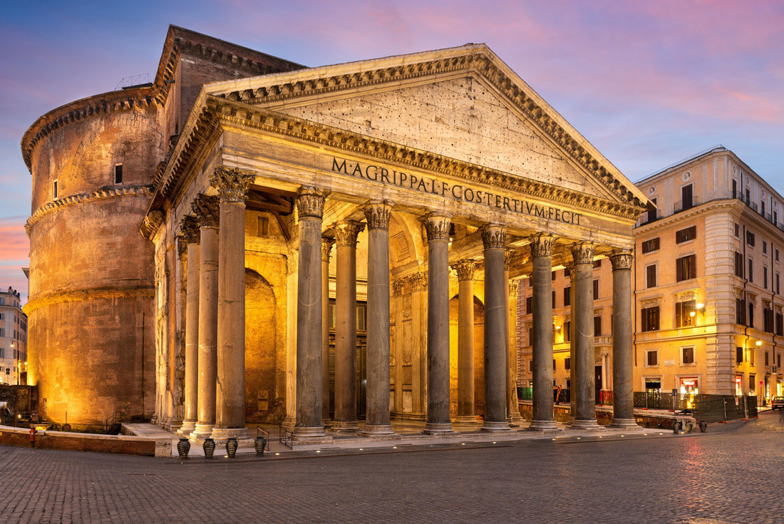 Rome, Italy at the Pantheon, an ancient Roman temple from the 2nd century 2000pc Puzzle