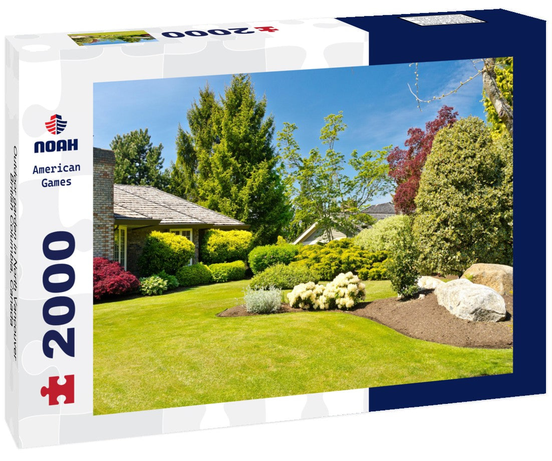 Outdoor garden in North Vancouver, British Columbia, Canada 2000pc Puzzle