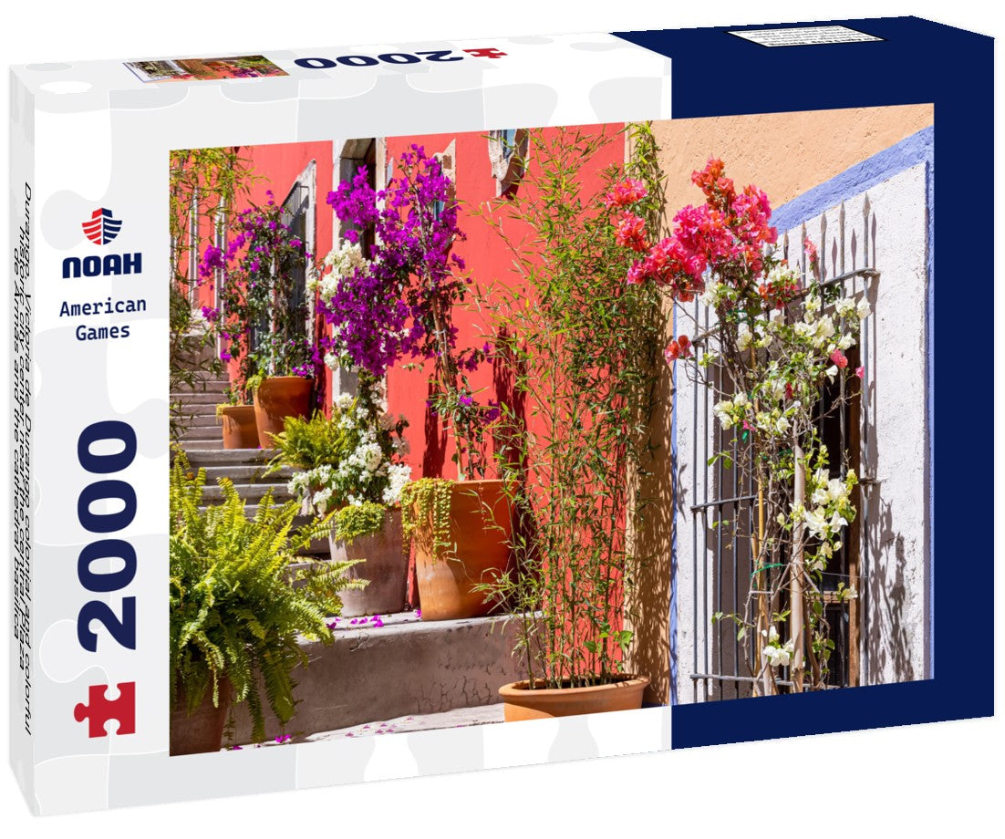 Durango, Victoria de Durango colonial and colorful historic city center near the central Plaza de Armas and the cathedral basilica 2000pc Puzzle