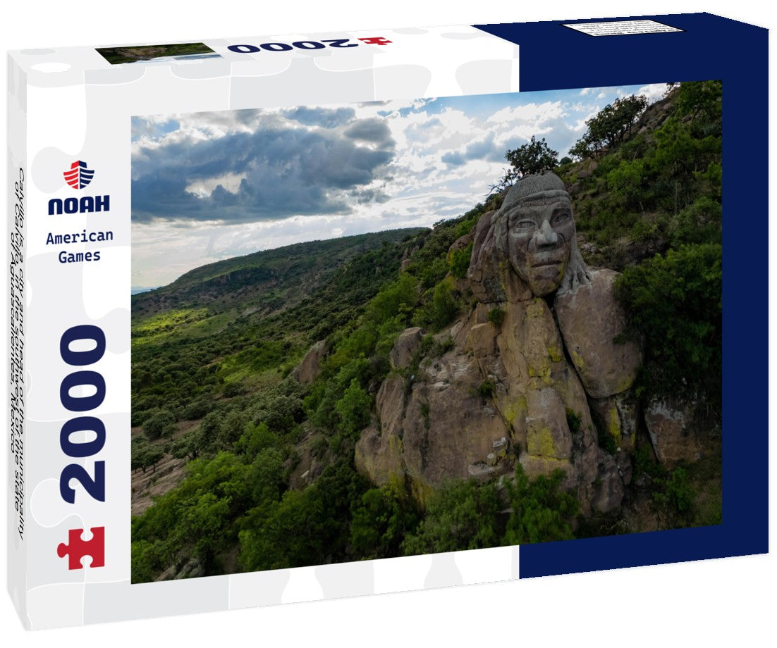 Calvillo is a city and head of the municipality of Calvillo, in the southwest of the state of Aguascalientes, Mexico 2000pc Puzzle