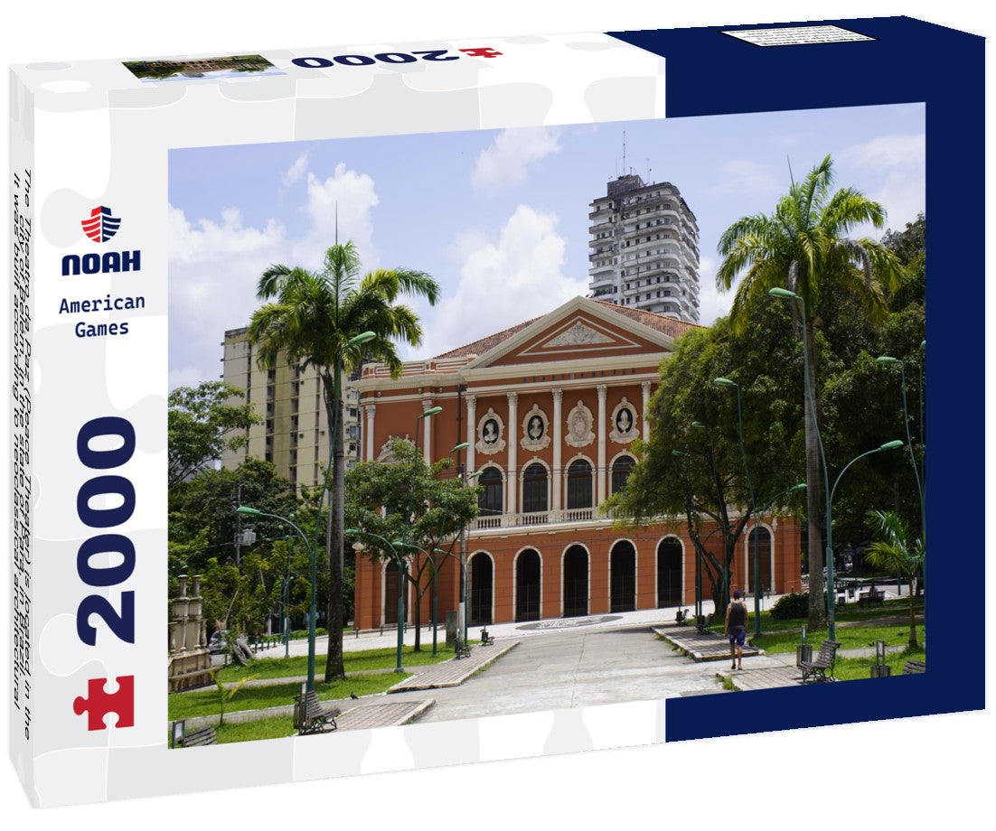 Noah Jigsaw Puzzle The Theatro da Paz (Peace Theater) is located in the city of Belém, in the state of Pará, in Brazil. It was built according to neoclassical architectural lines, in the golden age of rubber in the Amazon 2000 pieces