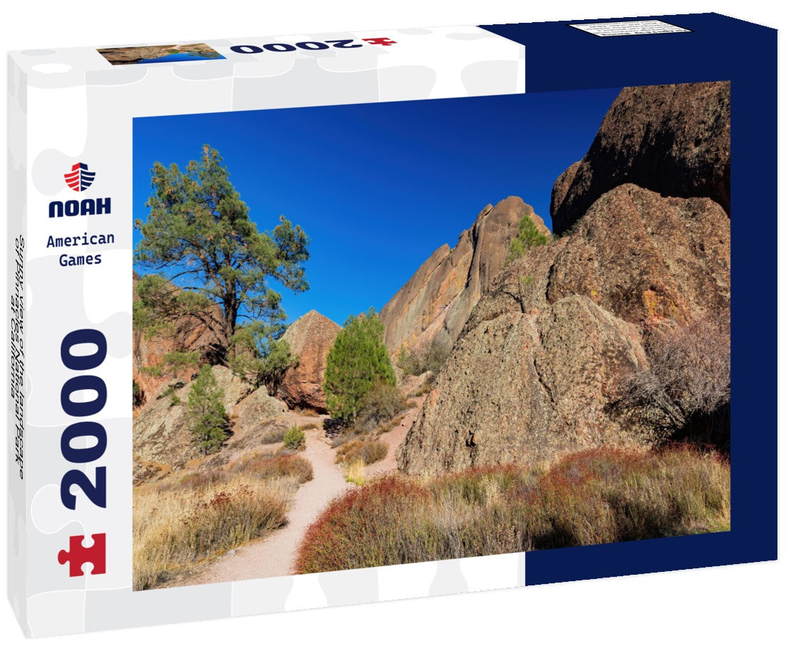Sunny view of the landscape of Pinnacles National Park at California 2000pc Puzzle