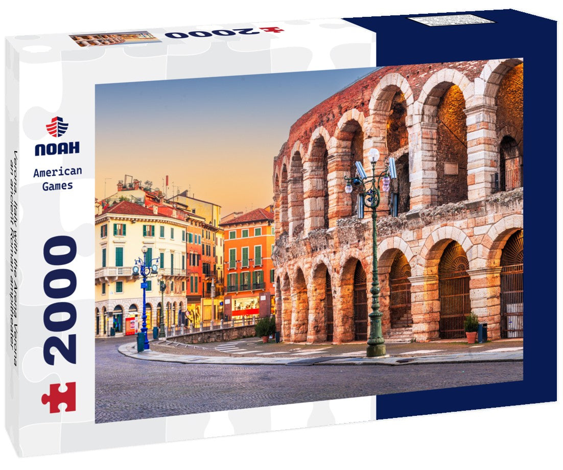 Verona, Italy with the Arena Verona, an ancient Roman ampitheater 2000pc Puzzle