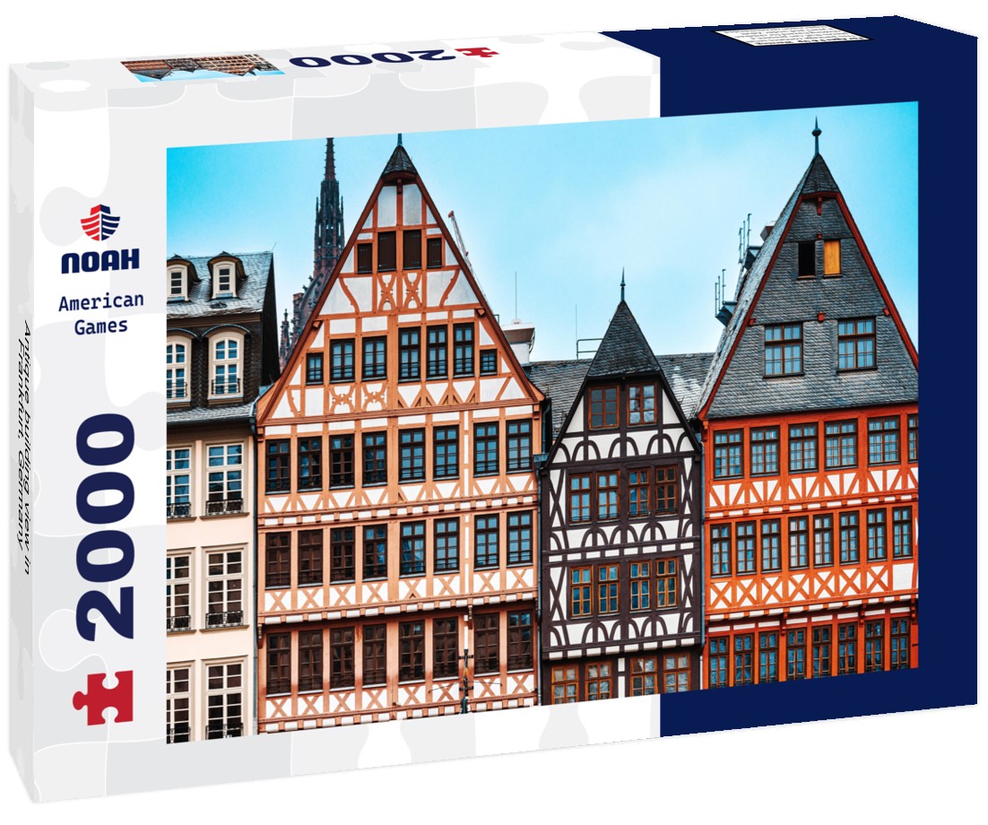 Antique building view in Frankfurt, Germany 2000pc Puzzle