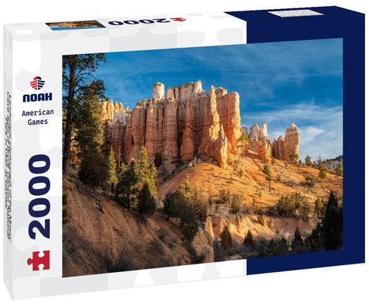 Noah Jigsaw Puzzle Landscape photograph of the Mossy Cave area of Bryce Canyon National Park in Utah at sunrise 2000 pieces
