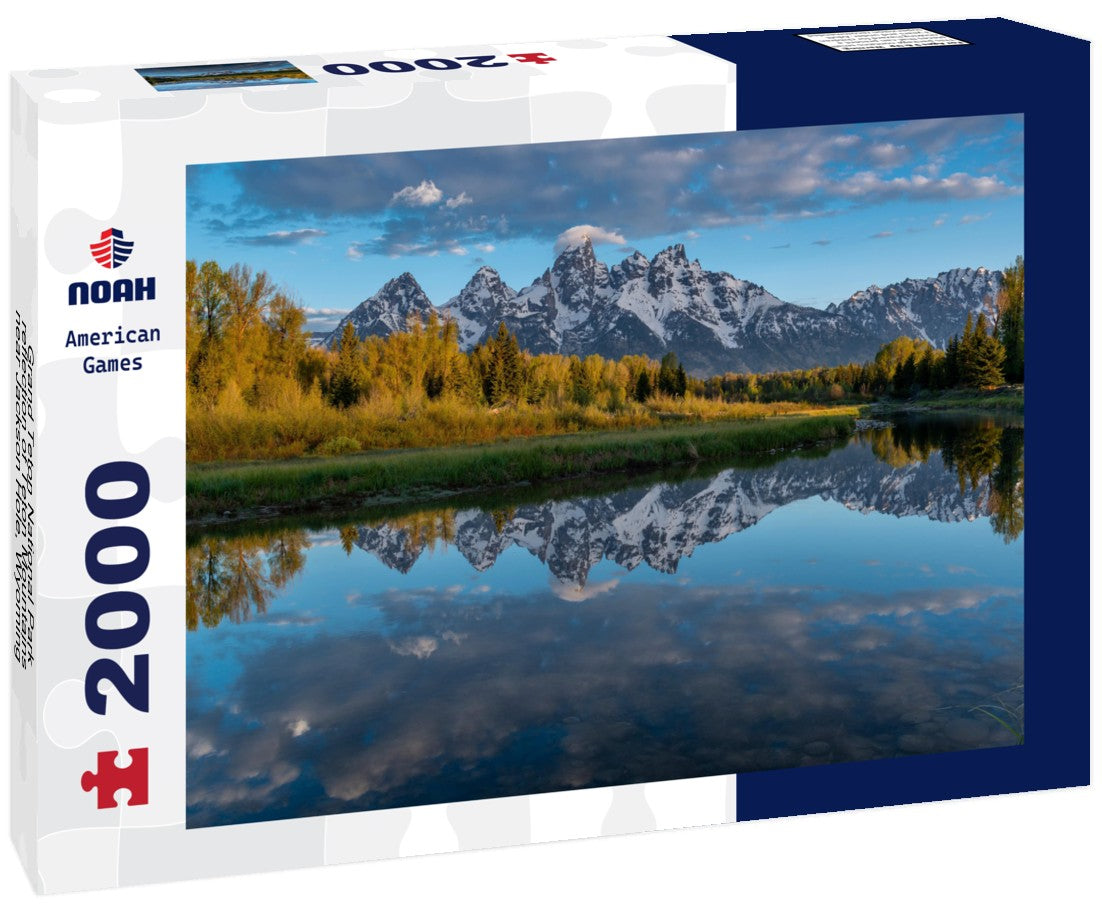 Noah Jigsaw Puzzle Grand Teton National Park, reflection of Teton Mountains near Jackson Hole, Wyoming 2000 pieces