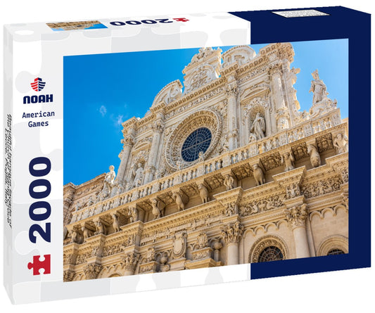 Noah Jigsaw Puzzle Beautiful baroque façade of the Church of Santa Croce, Lecce, Puglia, Italy 2000 pieces
