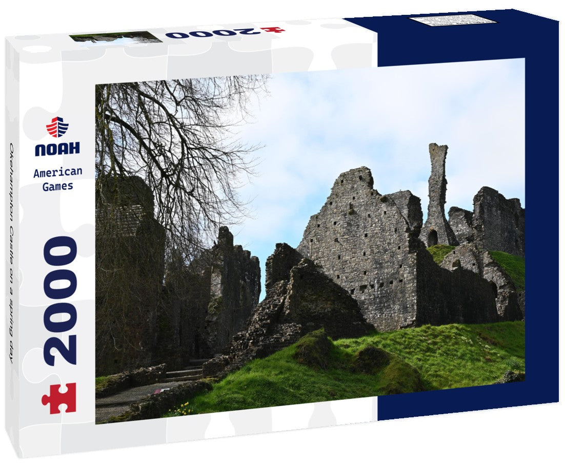 Okehampton Castle on a spring day 2000pc Puzzle
