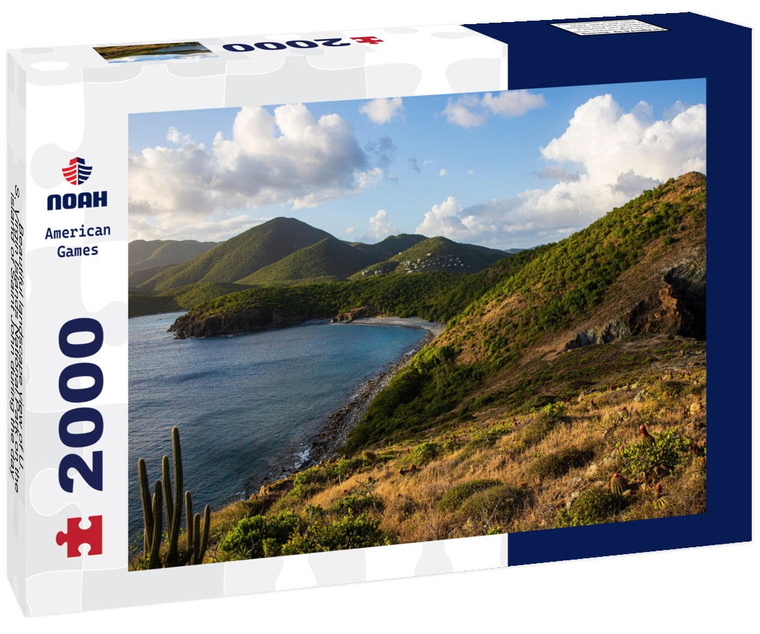 Beautiful landscape view of U.S. Virgin Islands National Park on the island of Saint John during the day 2000pc Puzzle