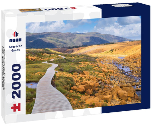 Noah Jigsaw Puzzle Boardwalk on Tablelands Trail, Gros Morne National Park, Newfoundland and Labrador, Canada 2000 pieces