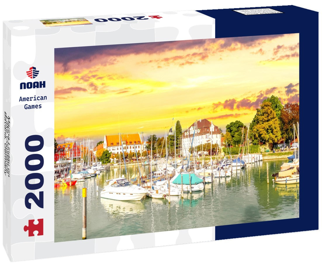 Marina Lindau on Lake Constance, Bavaria, Germany 2000pc Puzzle