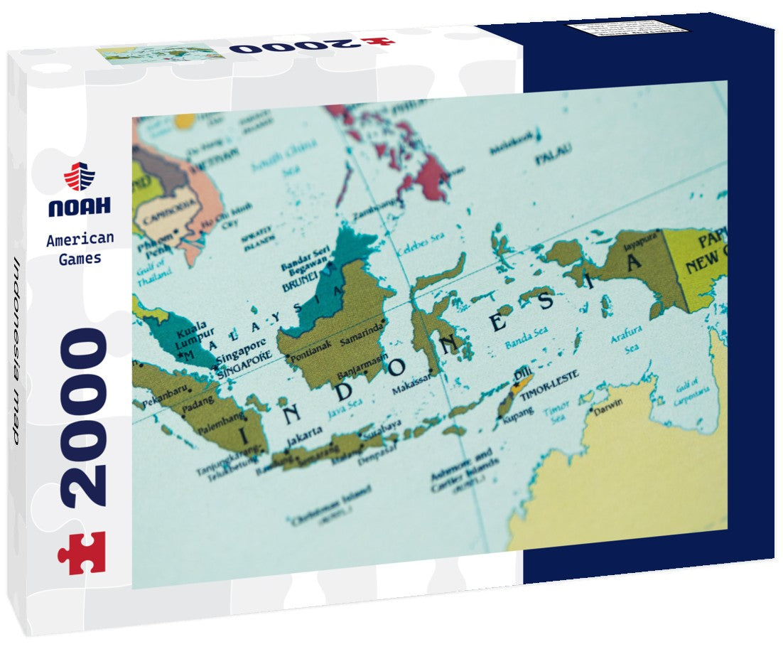 Indonesia map 2000pc Puzzle