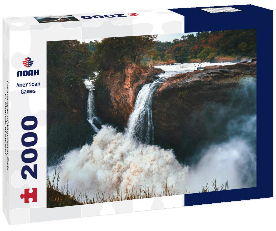 Noah Jigsaw Puzzle Landscape of Murchison Falls in Uganda at sunset 2000 pieces