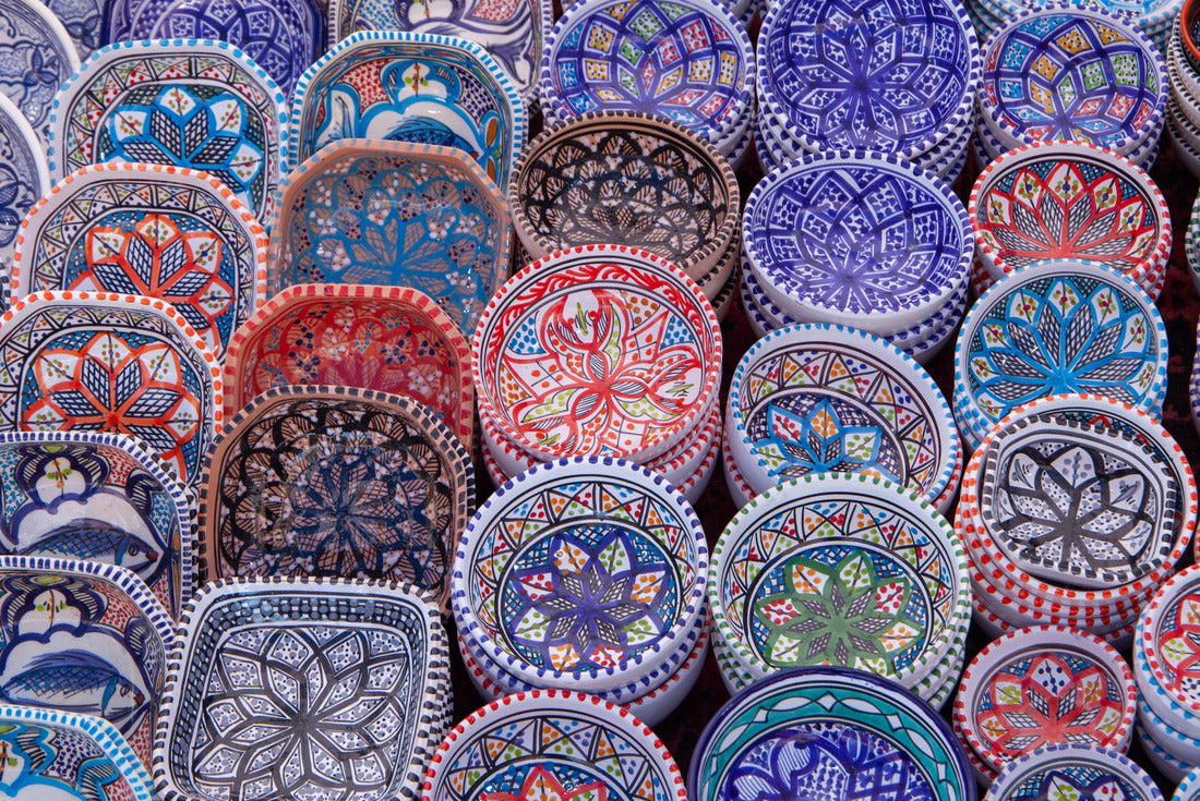 Noah Jigsaw Puzzle Arabic Ceramics, Made in Tunisia 2000 pieces