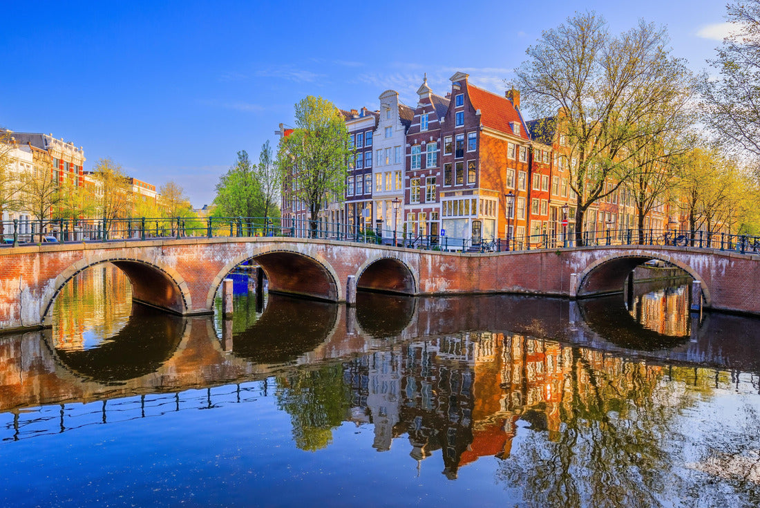 Amsterdam, the Netherlands. The Emperor's Canal Keizersgracht and morning bridges 2000pc Puzzle