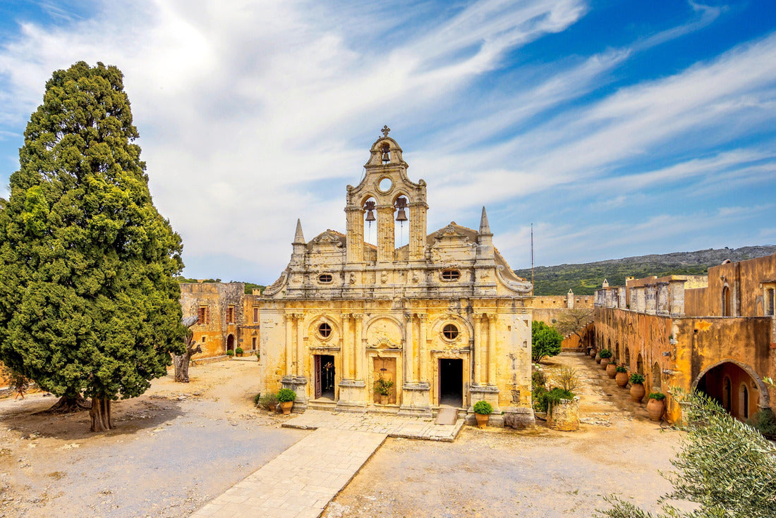 Front of the Church, Monastery Arkadi in Arkadi, Crete, Greece 2000pc Puzzle