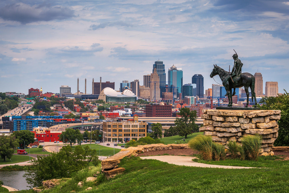 Kansas City, Missouri, USA downtown city skyline and parks 2000pc Puzzle