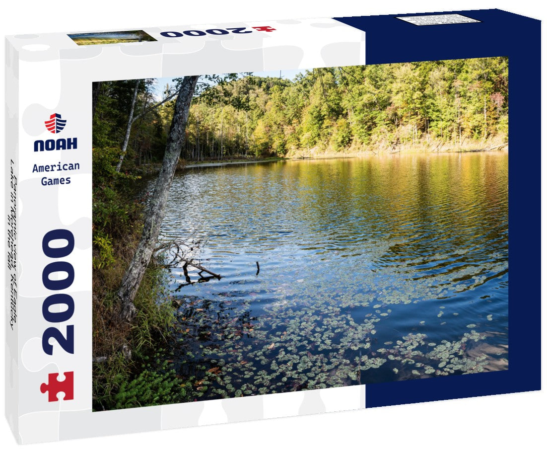 Eagle Lake in Morehead, Kentucky in the fall 2000pc Puzzle