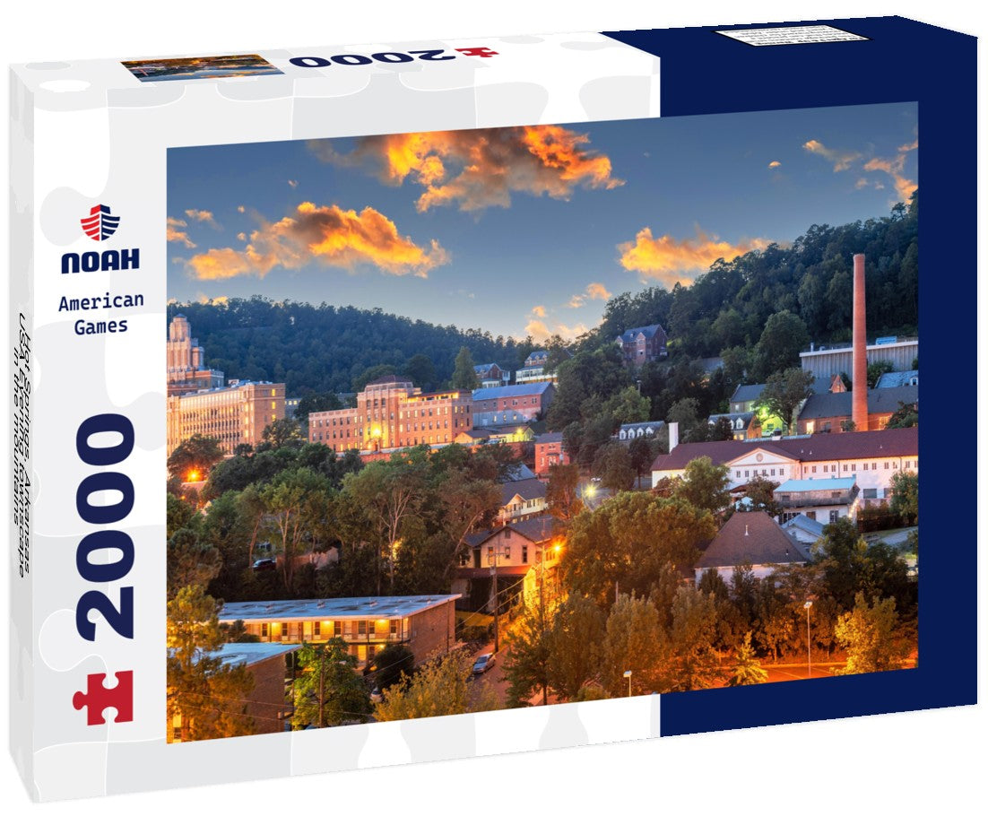 Hot Springs, Arkansas, USA Evening townscape in the mountains 2000pc Puzzle