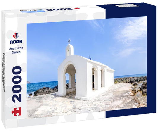 Noah Jigsaw Puzzle Agios Nikolaos Church, Georgioupoli, Iceland Crete, Greece 2000 pieces