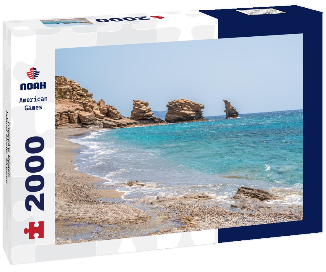 Noah Jigsaw Puzzle Triopetra Beach, Island Crete, Greece 2000 pieces
