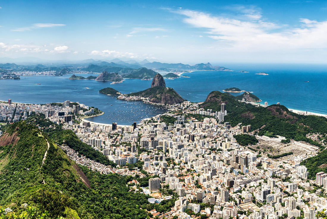 Rio de Janeiro - the city from Corcovado, with Sugar Loaf (Pão de Açúcar) in the center 2000pc Puzzle