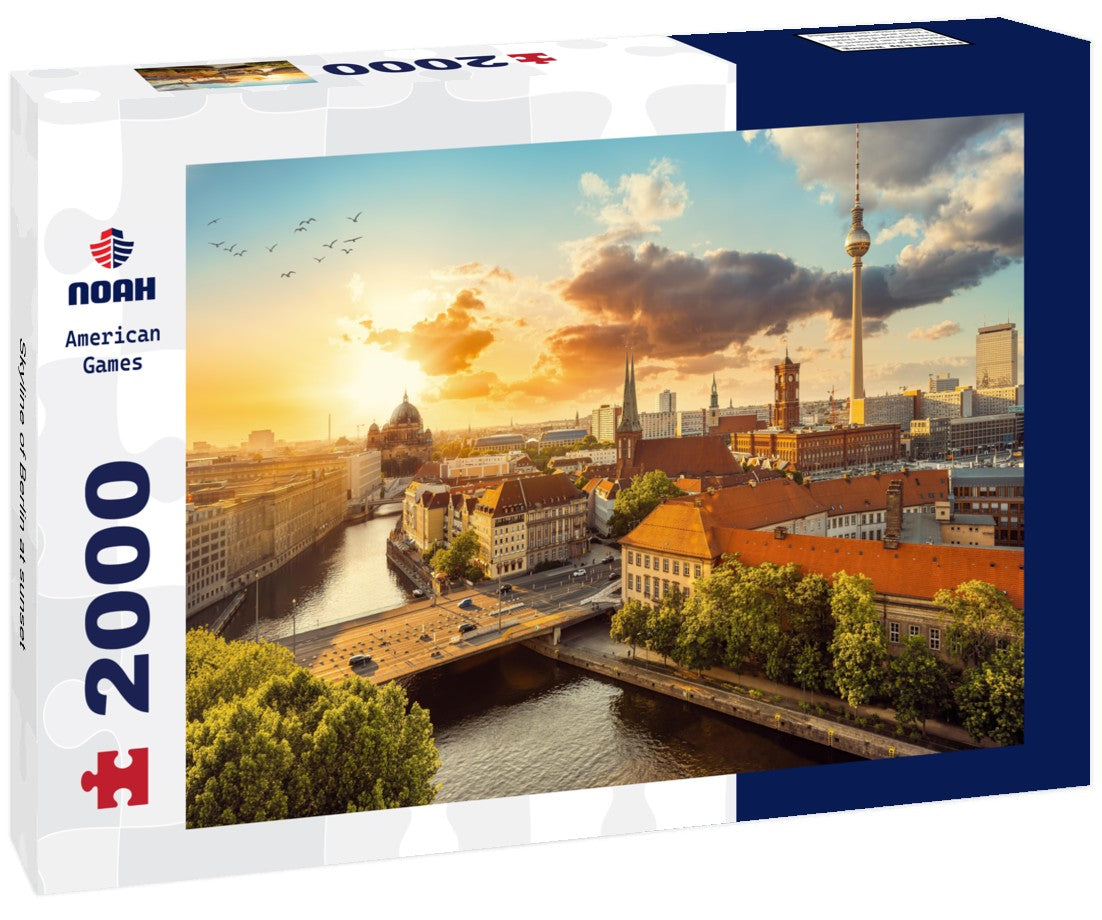 Skyline of Berlin at sunset 2000pc Puzzle