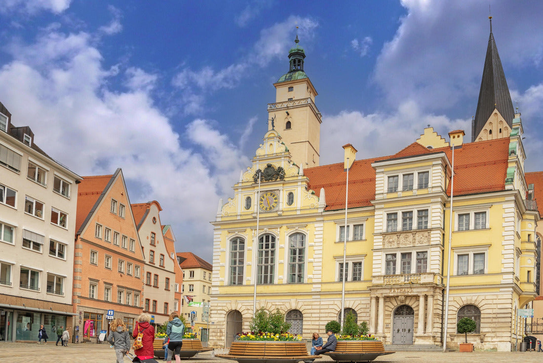 beautiful view of the old town of Germany, Ingolstadt 2000pc Puzzle