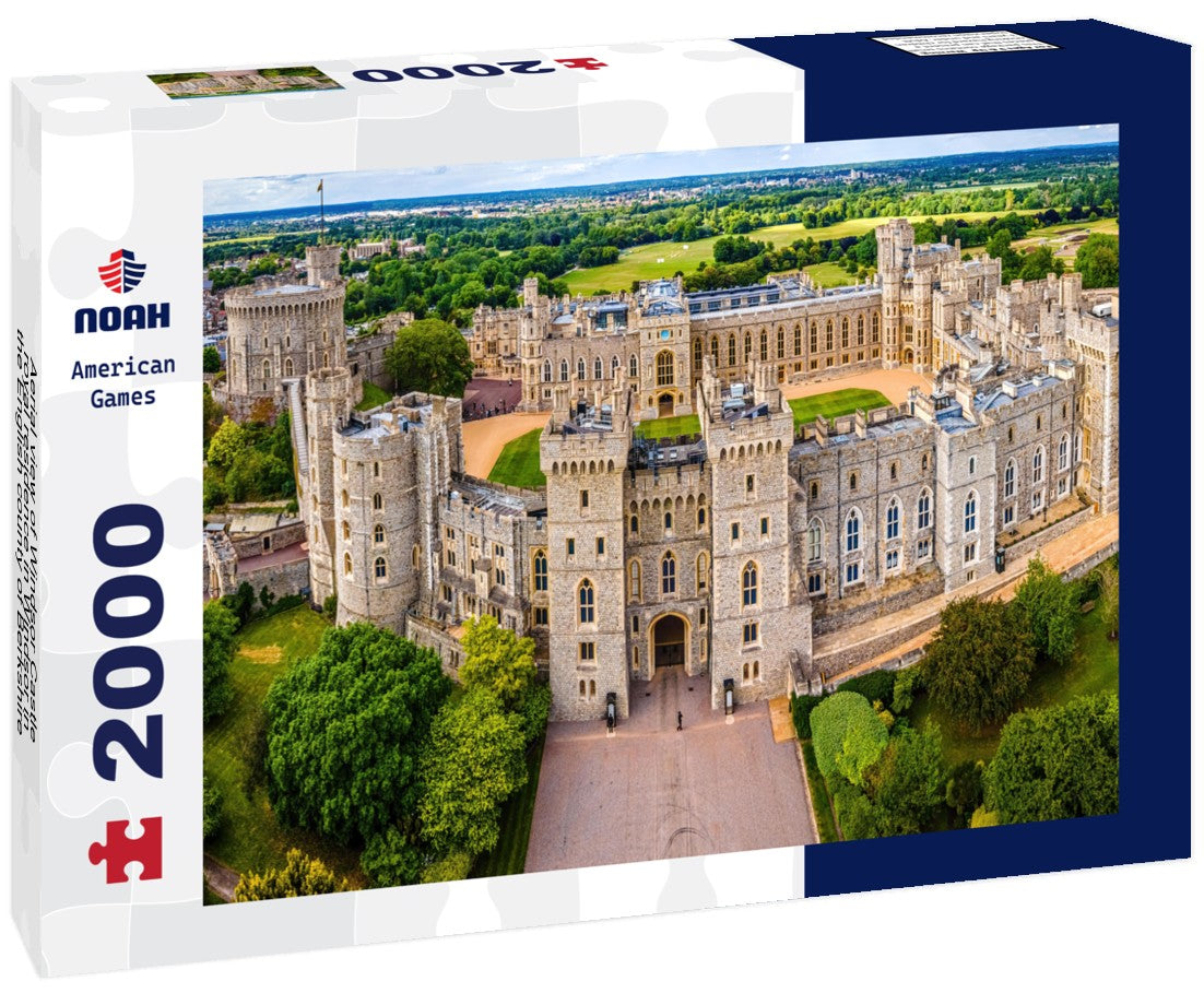 Aerial view of Windsor Castle, royal residence in Windsor in the English county of Berkshire 2000pc Puzzle