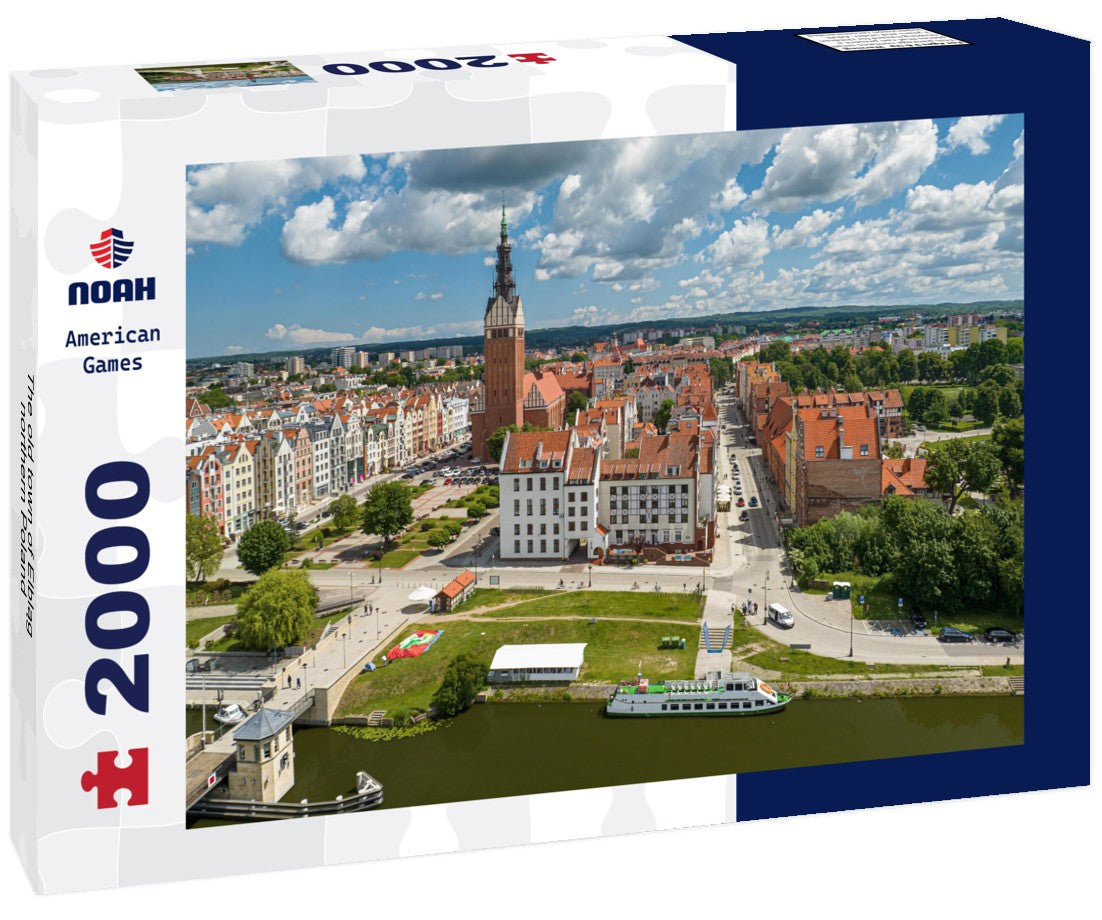 The old town of Elblag, northern Poland 2000pc Puzzle