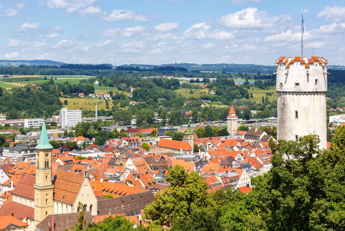 Ravensburg from above with Mehlsack Tower and old town in Germany 2000pc Puzzle