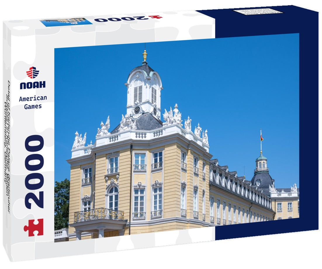 Detail of Karlsruhe Palace (Karlsruher Schloss) in Karlsruhe, Baden-Württemberg, Germany 2000pc Puzzle