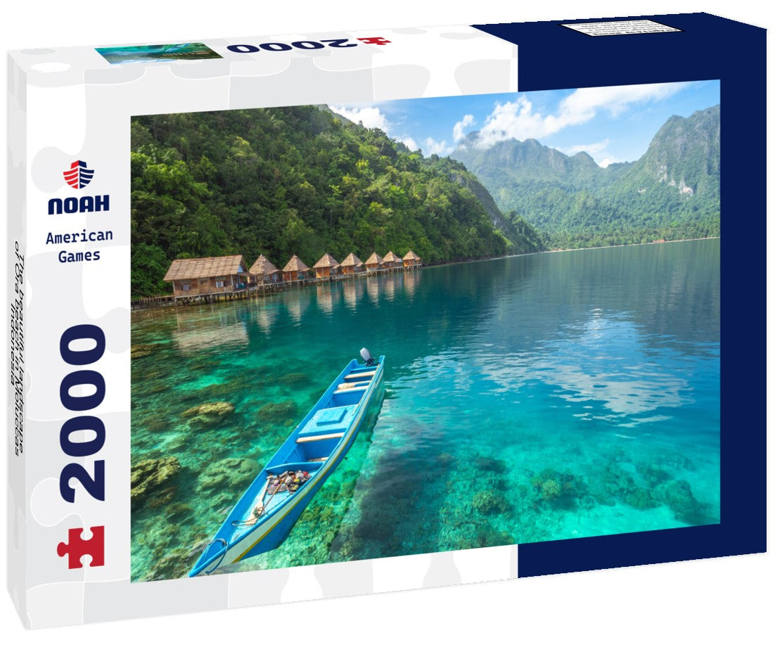 Noah Jigsaw Puzzle The beautiful landscape of Ora beach in Moluccas, Indonesia 2000 pieces