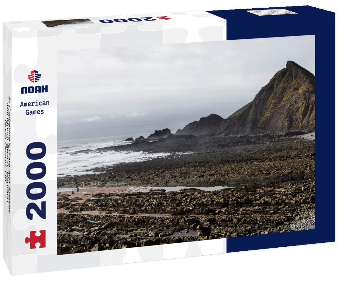 St Catherine's Gate and Spekes Mill Mouth Beach, Hartland, North Devon, UK 2000pc Puzzle