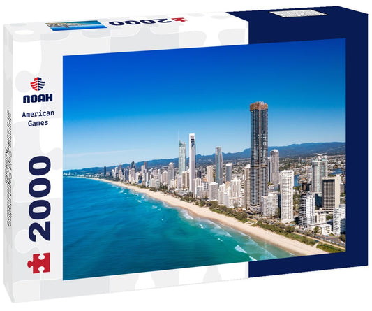 Noah Jigsaw Puzzle stunning Gold Coast skyline on a sunny day, Queensland, Australia 2000 pieces