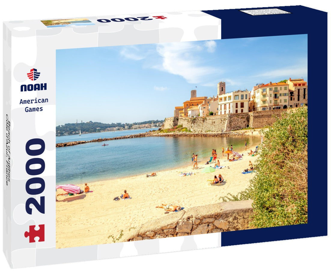 Beach of Antibes, Côte d'Azur, France 2000pc Puzzle
