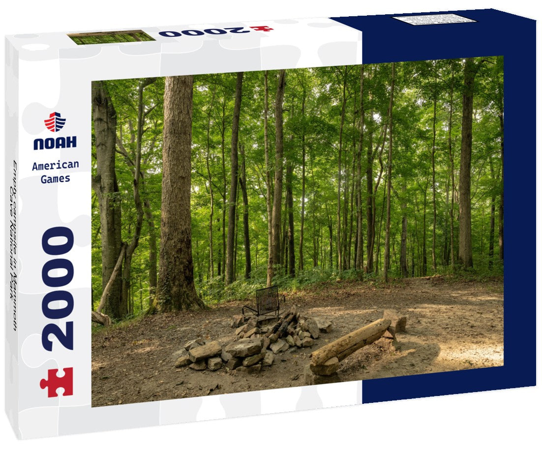 Empty campsite in Mammoth Cave National Park 2000pc Puzzle