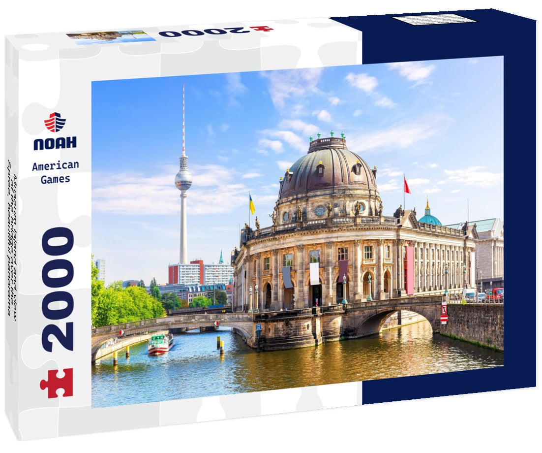 Museum Island and view of the bridge over the Spree, beautiful  Berlin, Germany 2000pc Puzzle