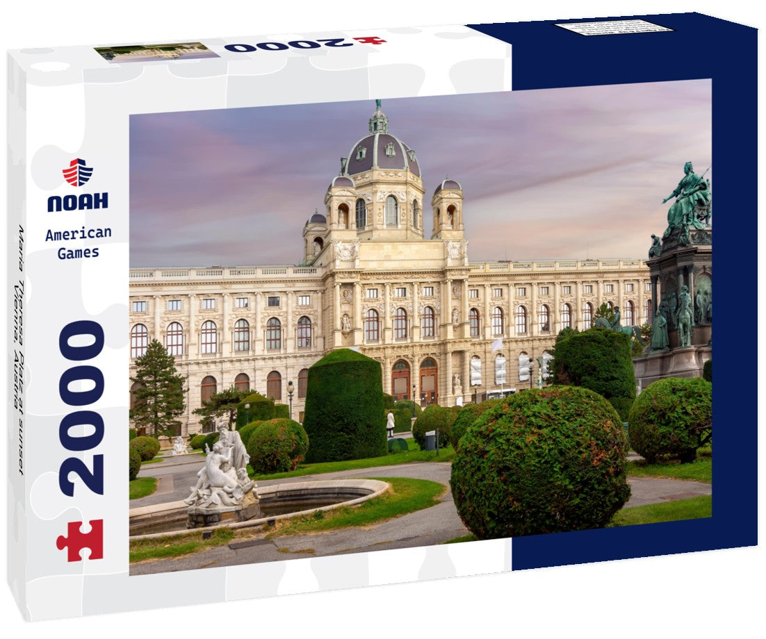 Maria Theresa Platz at sunset, Vienna, Austria 2000pc Puzzle