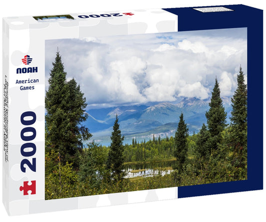 Noah Jigsaw Puzzle Beautiful landscape view of Lake Clark National Park near Port Alsworth in Alaska 2000 pieces