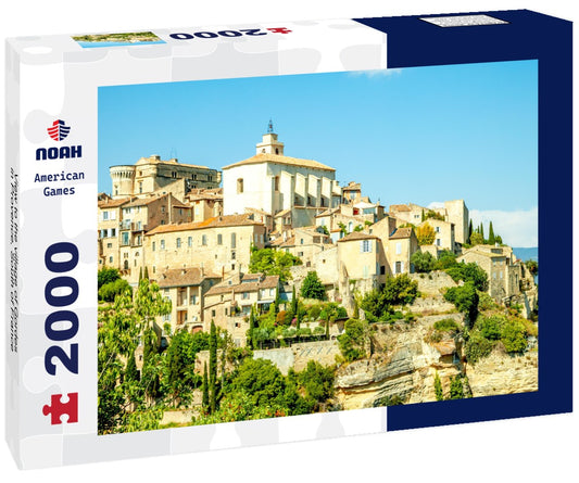 Noah Jigsaw Puzzle View to the village of Gordes in Provence, South of France 2000 pieces