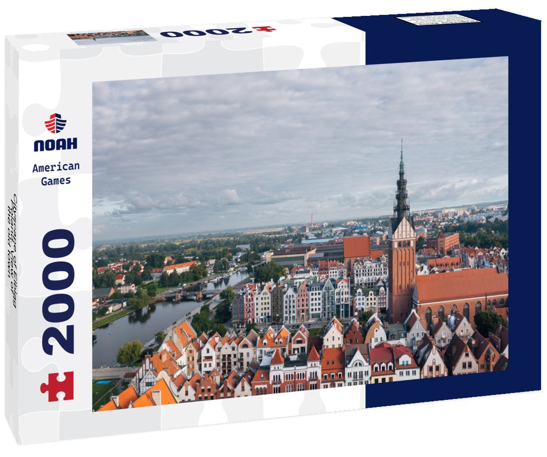 Cityscape of Elblag, Poland. View of the old town 2000pc Puzzle
