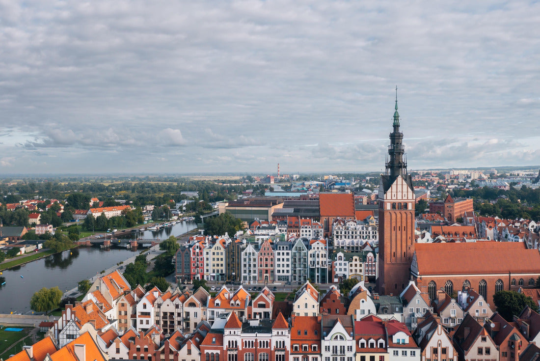 Cityscape of Elblag, Poland. View of the old town 2000pc Puzzle