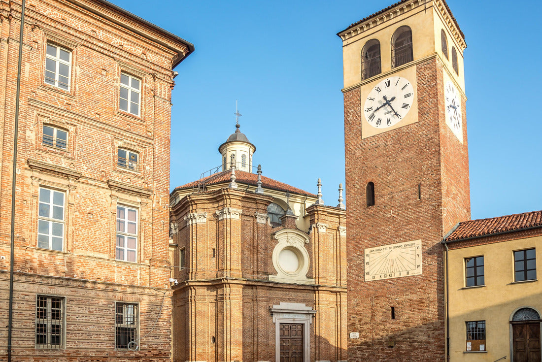 church and bell tower in the village of Riva presso Chieri in Italy 2000pc Puzzle