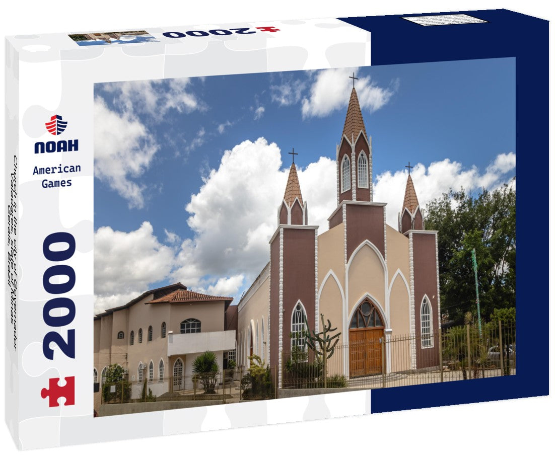 Church in the city of Governador Valadares, state of Minas Gerais, Brazil 2000pc Puzzle