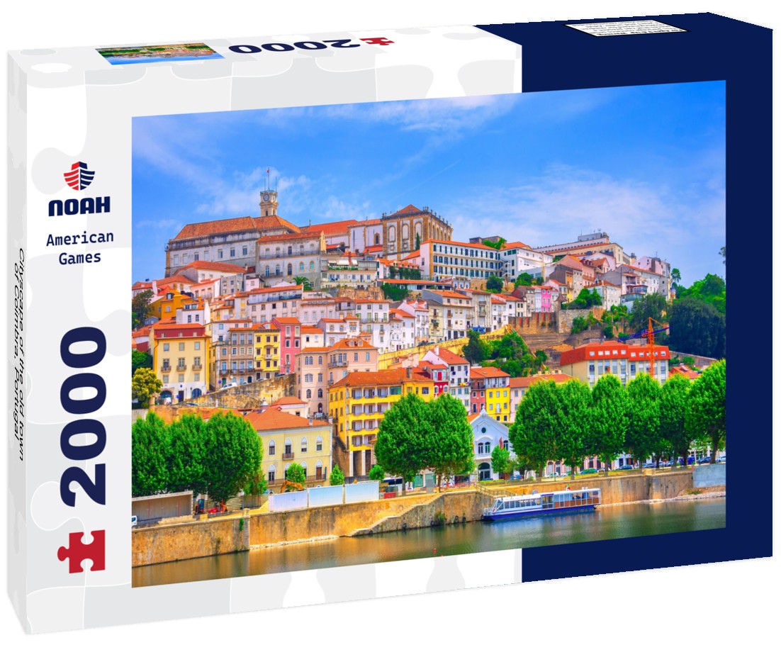 Cityscape of the old town of Coimbra, Portugal 2000pc Puzzle
