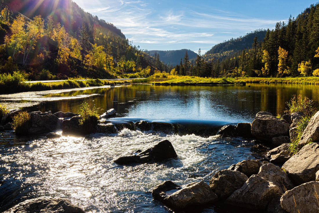 Cascades on Spearfish Creek Dam and Savoy Pond, Spearfish Canyon State Natural Area, South Dakota, USA 2000pc Puzzle